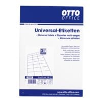OTTO Office 2400er-Pack Universal Klebeetiketten - C6 ohne Rand