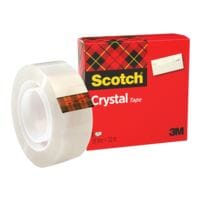 Scotch Klebeband Crystal Clear Tape 600, transparent, 1 Stck, 19 mm/33 m