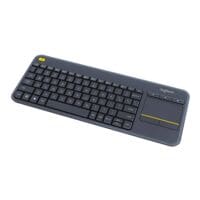 Logitech Kabellose Tastatur »K400 Plus schwarz«