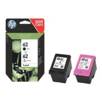 HP Tintenpatronen-Set HP 62 Multipack, schwarz, cyan, magenta, gelb - N9J71AE