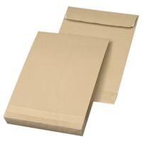 Mailmedia 100 Faltentaschen mit Steh-/Klotzboden, B4 130 g/m² ohne Fenster