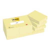 12x Post-it Notes Haftnotizblock Notes 653 5,1 x 3,8 cm, 1200 Blatt gesamt, gelb