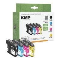 KMP Tintenpatronen-Set ersetzt Brother LC-223BK/C/M/Y