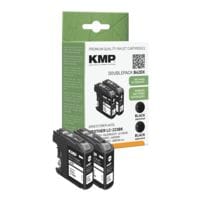 KMP 2-er Pack Tintenpatronen ersetzt Brother LC-223BK