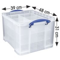 Really Useful Box Ablagebox 35 Liter (mit 2 Einlagen)