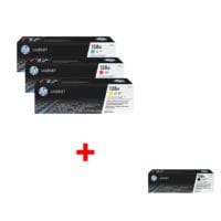 HP Druckkassetten-Set HP CF371AM HP 128A inkl. Toner HP CE320A HP 128A