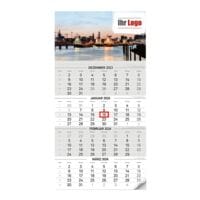 4-Monats-Kalender 2023 mit Ihrem Logo individualisiert (1-sprachig)
