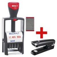 Colop Datumstempel »2160/RL« inkl. Tacker / Heftgerät »20«