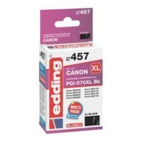 Edding Doppelpack Tintenpatronen ersetzt Canon PGI-570 XL