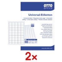 OTTO Office 2x 6500er-Pack Universal Klebeetiketten