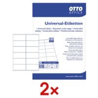 OTTO Office 2x 1200er-Pack Universal Klebeetiketten