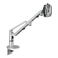 Novus 2-teiliger Monitortragarm NOVUS LiftTEC-Arm II (930+2089), mit Tischbefestigungen, 3-8 kg Tragfhigkeit