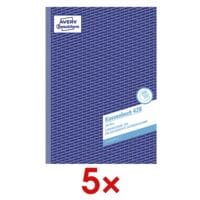 Avery Zweckform AKTION: 5x Formularbuch »Kassenbuch 426 (Steuerschiene 300)«