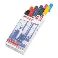 edding Permanent-Marker 3000 - 10-Farben-Box - Rundspitze, Strichstärke 1,5  - 3,0 mm (XB)
