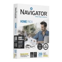 Multifunktionales Druckerpapier A4 Navigator Home Pack - 250 Blatt gesamt