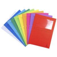 EXACOMPTA Fenstermappe FOREVER farbig sortiert - 400 Stck gesamt (10 Farben)