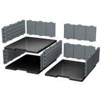 EXACOMPTA Ablagebox-Set Modulodoc Ecoblack jumbo