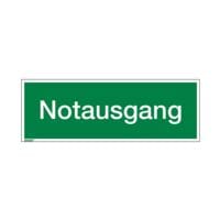 Marahrens Sicherheitskennzeichen Textschild: Notausgang nachleuchtend 29,7 x 0,01 x 10,5 cm