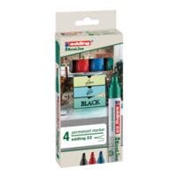 ko-Tipp: 4er-Pack Permanent-Marker 22 EcoLine - Keilspitze, Strichstrke 1,0  - 5,0 mm (XB)