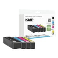 KMP Tintenpatronen-Set ersetzt Hewlett Packard HP 973X (L0S07AE, F6T81AE, F6T82AE, F6T83AE)