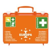 SHNGEN Erste-Hilfe-Koffer EUROPA I inklusive Inhaltsverzeichnis sowie Erste-Hilfe Anleitung in 14 europischen Sprachen