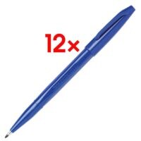 Pentel 12x Faserschreiber Sign Pen