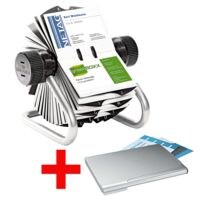 Durable Rollkartei »Visifix« inkl. Visitenkartenbox »Business Card Box«