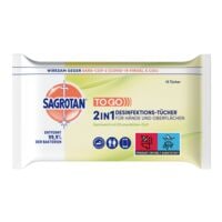 Sagrotan Desinfektionstücher »2in1 - für Hände und Oberflächen« Zitronenblüten-Duft