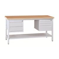 Grkan Werkbank - 120 cm breit mit 2+3 Schben