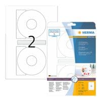 Herma 50er-Pack permanent haftende CD-Etiketten (große Öffnung)