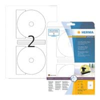 Herma 50er-Pack permanent haftende CD-Etiketten (kleine Öffnung)