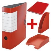 Starter-Set LEITZ Solid (Ordner, Notizbuch, Stehsammler und Briefkorb)