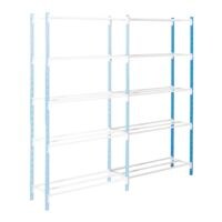 MANORGA Steckregal »Flip« Anbauregal 5 Gitterböden 125 x 40 cm MANORGA Steckregal »Flip« Anbauregal 5 Gitterböden 125 x 40 cm