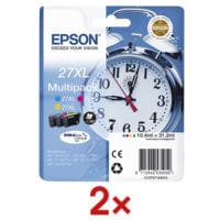 Epson 2x Tintenpatronen-Set T2715 Nr. 27XL