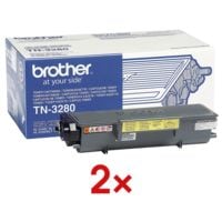 Brother 2er-Pack Druckkassetten TN-3280
