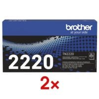 Brother 2er-Pack Druckkassetten TN-2220