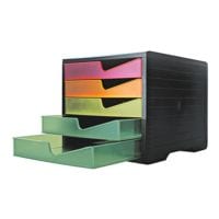 Styro Schubladenbox styroswingbox NEONline - 5-fach
