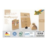 folia Kraftpapier A5 120 g/m² braun 100 Blatt