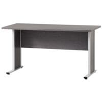Mbelpartner Schreibtisch Smileline V 140 cm, C-Fu