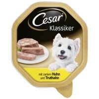 Cesar Nassfutter »Klassiker« mit Huhn und Truthahn (1x 150 g)