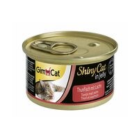 GimPet Ergänzungsfutter »ShinyCat in Jelly Thunfisch mit Lachs« (70 g)