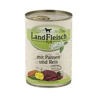 LandFleisch Nassfutter »Pur« mit Pansen, Reis und Frischgemüse (1x 400 g)