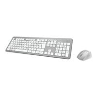 Hama Kabelloses Desktop-Set »KMW-700« silberfarben/weiß