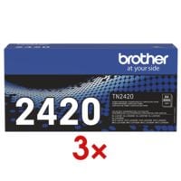 Brother 3x Toner TN-2420