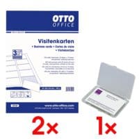 OTTO Office 2x Visitenkarten inkl. Visitenkartenetui VA140