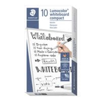 Staedtler 10er-Pack Whiteboard Marker »Lumocolor compact« schwarz
