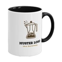 Kaffeebecher mit Ihrem Logo 300 ml schwarz