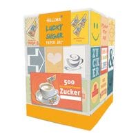 Hellma 500er-Pack Zucker »Lucky Sugar Paper Art«