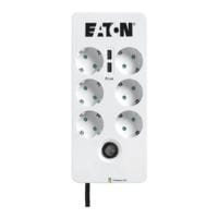 6-fach Steckdosenleiste Eaton Protection Box mit Schalter, weiß