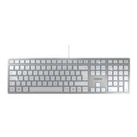 Cherry Kabelgebundene Tastatur »KC 6000 Slim« silberfarben